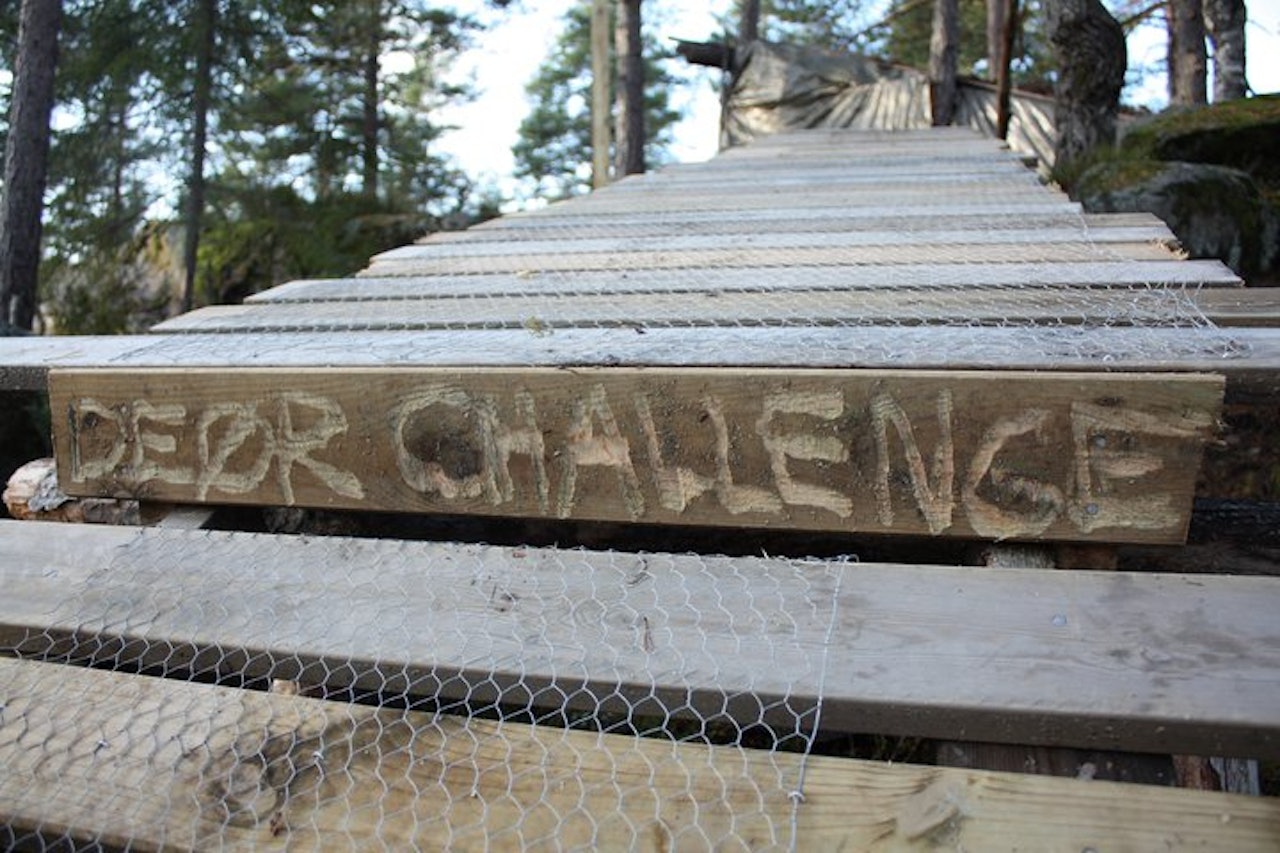 DEØR CHALLENGE: Son-klanen har gjort klar en spennende løype. DEØR CHALLENGE: Son-klanen har gjort klar en spennende løype.