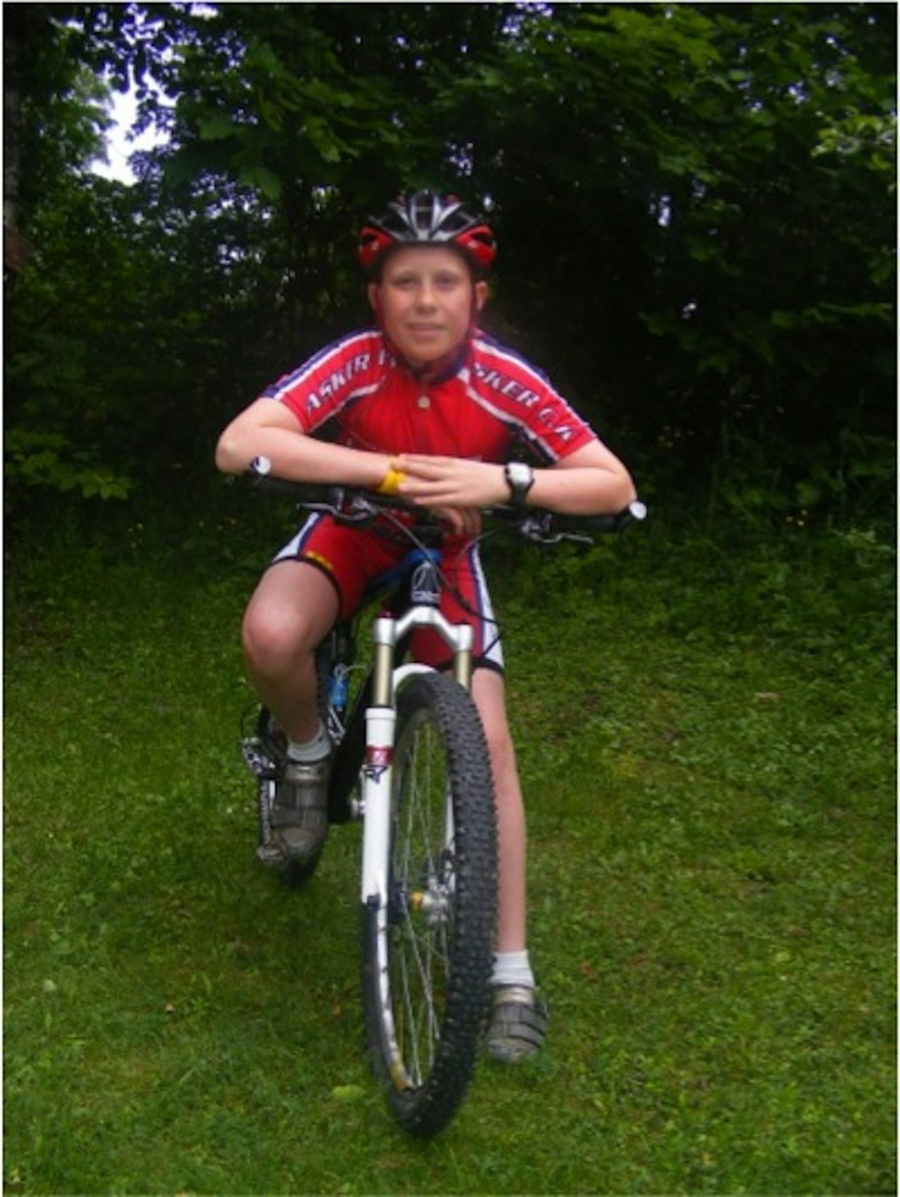 TIDLIG KRØKES: Andreas har syklet lenge, og har nå funnet seg til rette på NTG i Bærum.Foto: Andreas Haug Aalby TIDLIG KRØKES: Andreas har syklet lenge, og har nå funnet seg til rette på NTG i Bærum.Foto: Andreas Haug Aalby