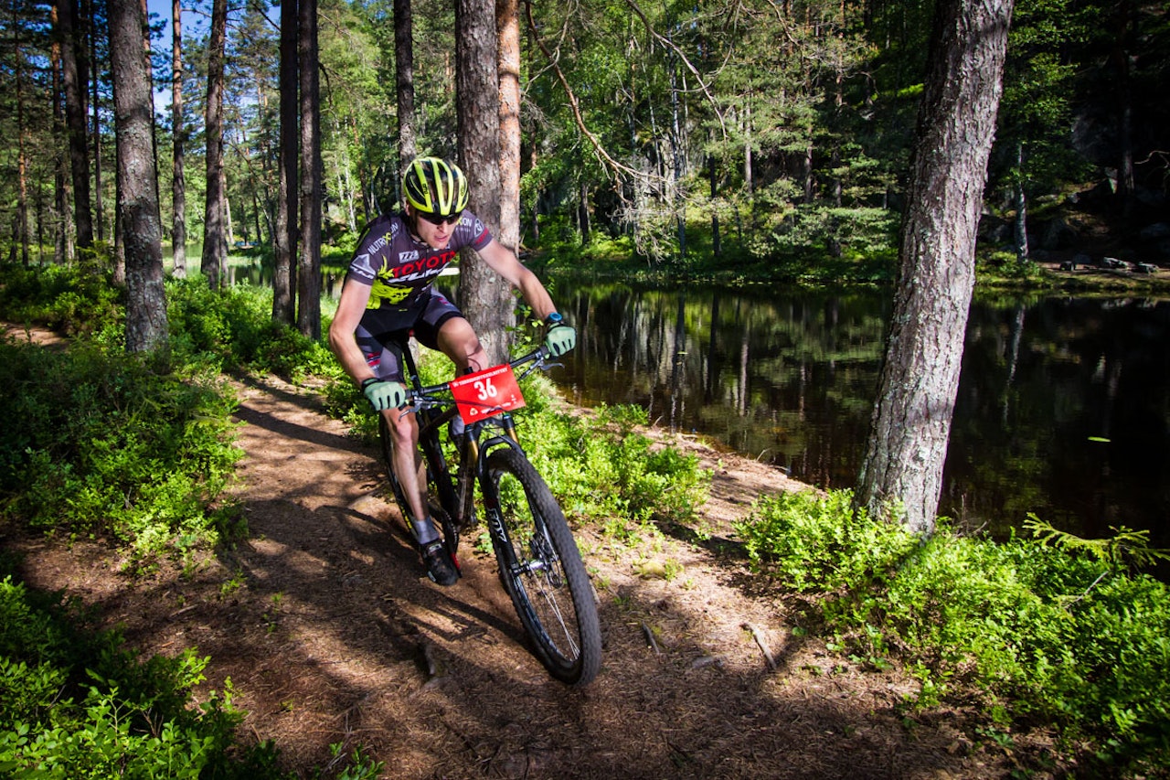 NUMMER TO: Lars Granberg har alltid hatt Terrengsykkelrittet som et av sine hovedmål.I år måtte han ta til takke med andreplass for andre år på rad. NUMMER TO: Lars Granberg har alltid hatt Terrengsykkelrittet som et av sine hovedmål.I år måtte han ta til takke med andreplass for andre år på rad.