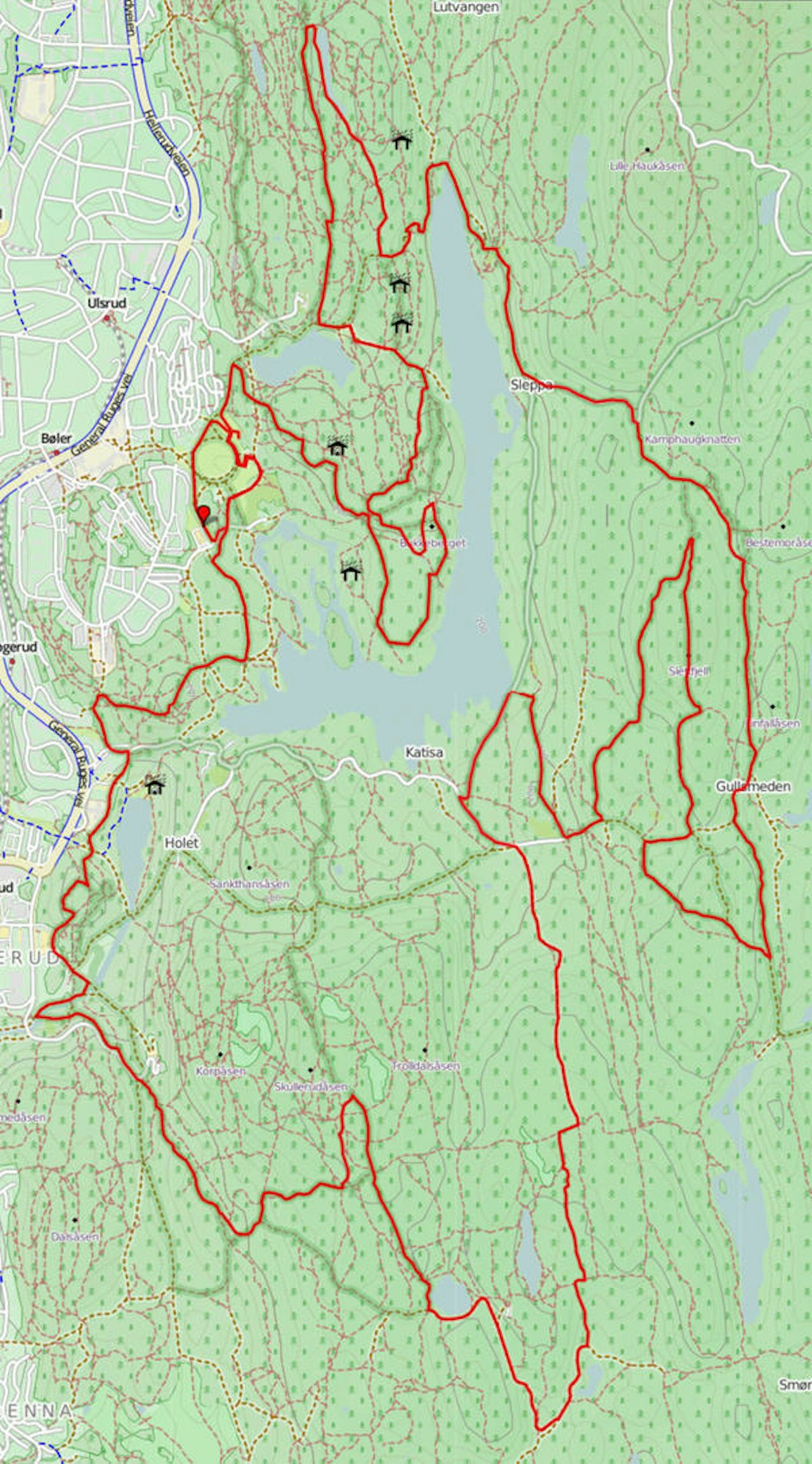 VARIERT LØYPE: Årets Terrengsykkelritt-løype inneholder mange flotte stipartier med god flyt. VARIERT LØYPE: Årets Terrengsykkelritt-løype inneholder mange flotte stipartier med god flyt.