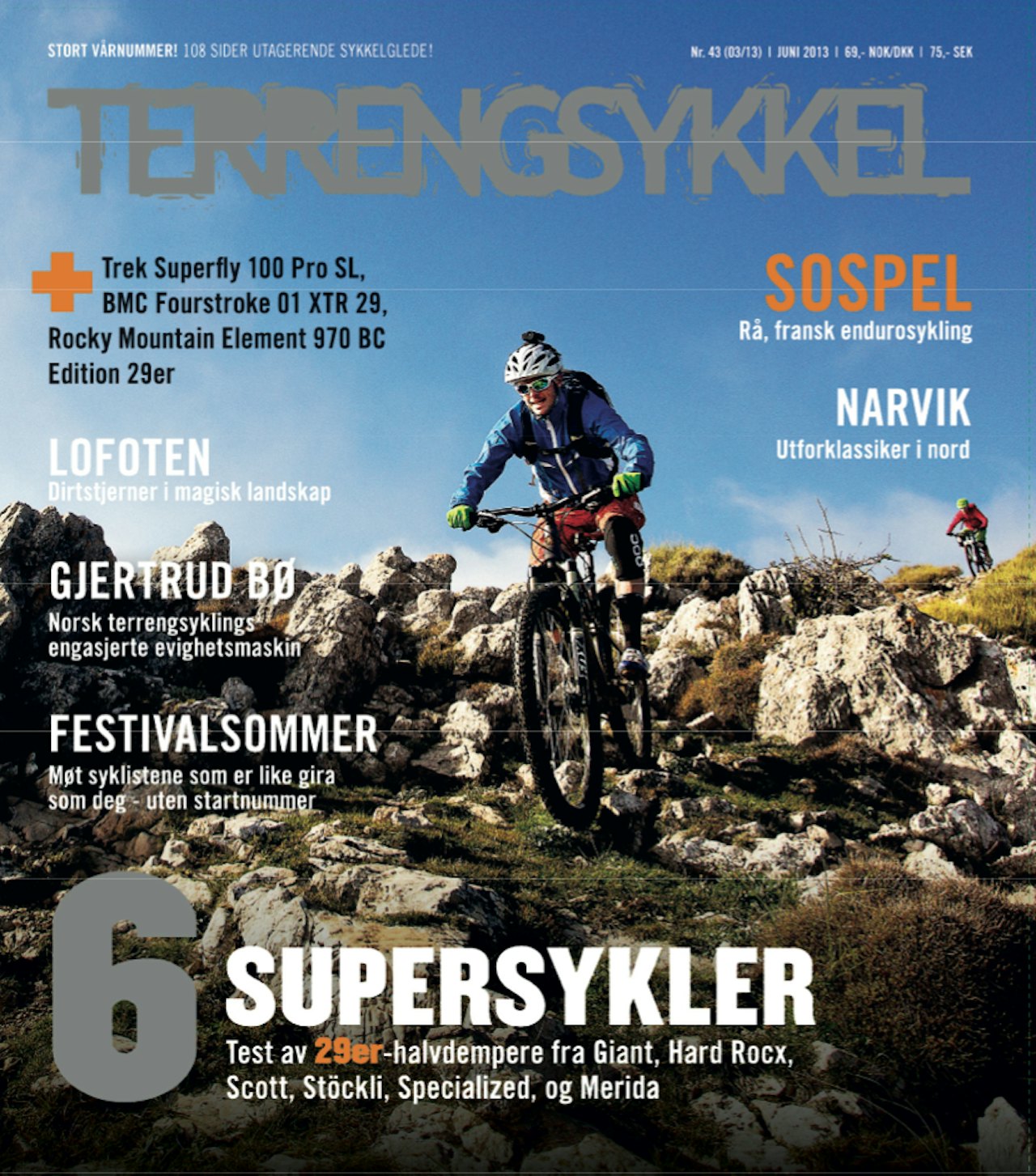 I FARTA: Gaute Reitan dro på da han testet sykler i Sospel. Det ga han en plass på forsiden. Foto: Kristoffer Kippernes I FARTA: Gaute Reitan dro på da han testet sykler i Sospel. Det ga han en plass på forsiden. Foto: Kristoffer Kippernes