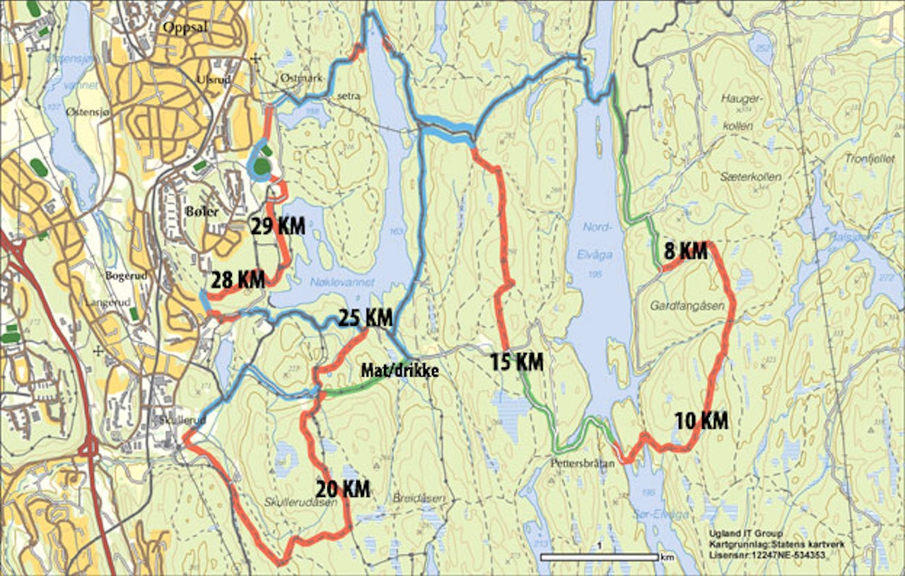 ÅRETS LØYPE: Terrengsykkelrittet går i en variert og morsom løype gjennom store deler av Østmarka. Start og mål er på Haraløkka på Bøler. ÅRETS LØYPE: Terrengsykkelrittet går i en variert og morsom løype gjennom store deler av Østmarka. Start og mål er på Haraløkka på Bøler.