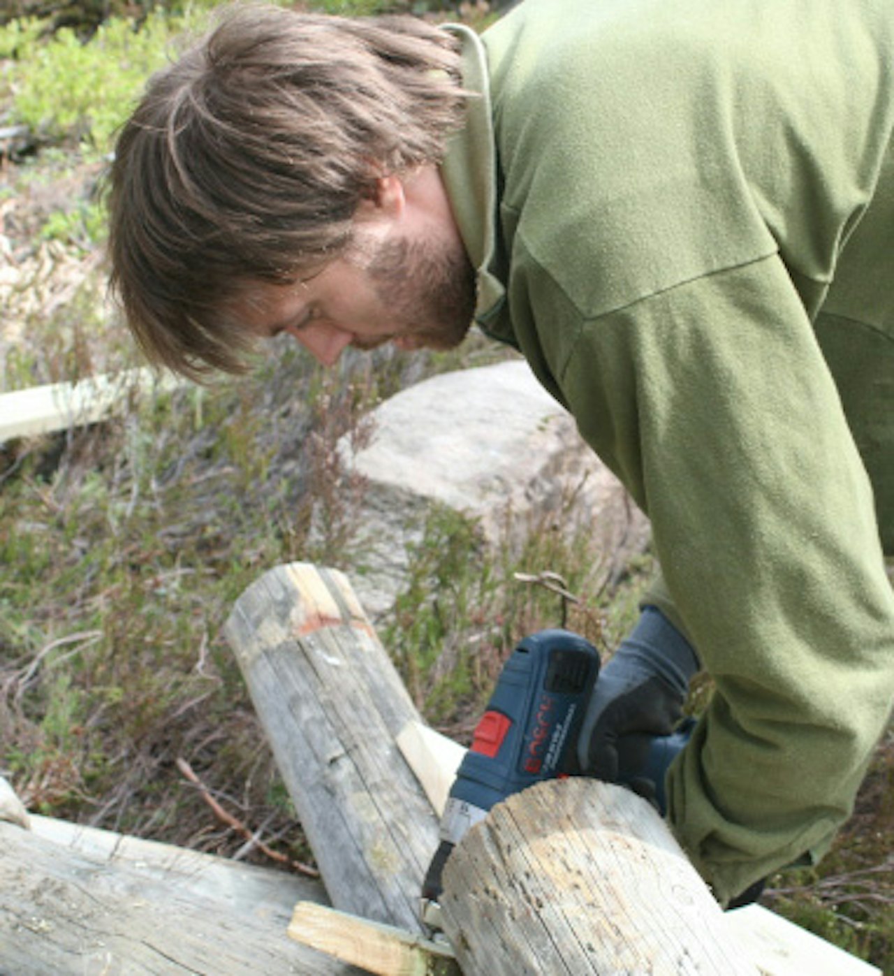 FLYT: Svenn Fjeldheim står på med bygging. Foto: Bendik.s FLYT: Svenn Fjeldheim står på med bygging. Foto: Bendik.s