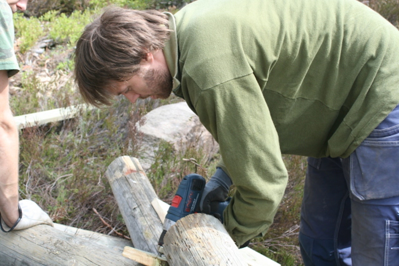 BYGGMESTER: Svenn Fjeldheim er ildsjel i Aronsløypa. Foto: Bendik.s BYGGMESTER: Svenn Fjeldheim er ildsjel i Aronsløypa. Foto: Bendik.s