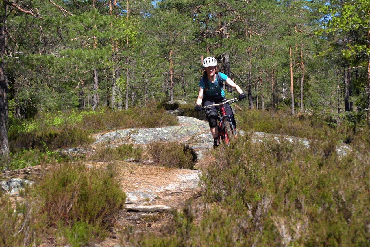 Glad guide: Eva Eriksson fra NOTS Oslo og Omegn gleder seg til å vise vei i over Dalsåsen på torsdag.