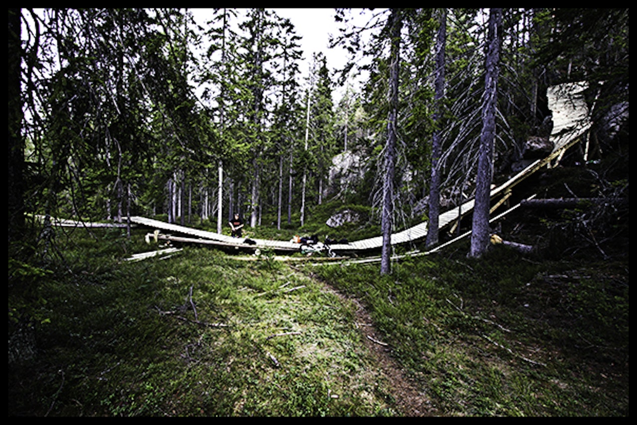 ENSOM MAJESTET: North Shore-elementet er ferdig, men mangler løype. Foto: Svenn Fjeldheim ENSOM MAJESTET: North Shore-elementet er ferdig, men mangler løype. Foto: Svenn Fjeldheim