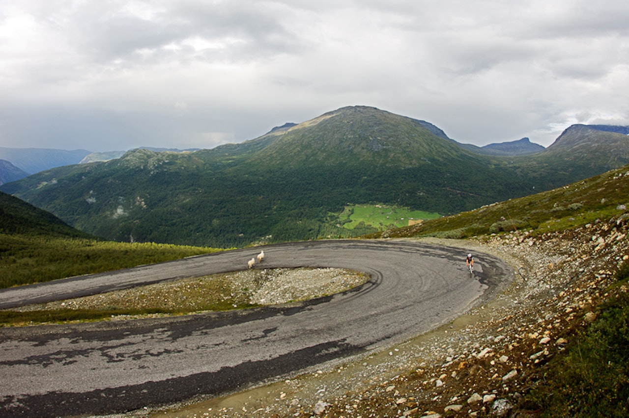 JUVASS: Norges høyeste bakke er den perfekte avslutning på en av Norges Flotteste langturer. Foto: Kristoffer H. Kippernes. JUVASS: Norges høyeste bakke er den perfekte avslutning på en av Norges Flotteste langturer. Foto: Kristoffer H. Kippernes.