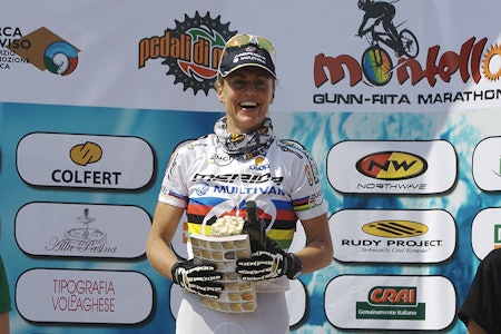 Gunn Rita var i rute i mai da hun vant sitt eget maraton i Italia. Siden har det gått tungt for den regjerende verdensmesteren.