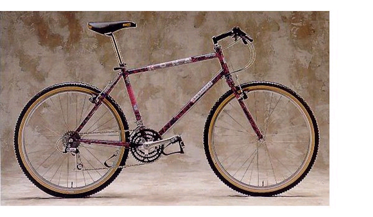 1990: Tenk på en fin BMW fra 1990. Fortsatt et helt gangbart kjøretøy, ikke sant? Men i terrengsykkelverdenen er 1990 adskillig lengre siden.... Dette er en Kona Explosif! 1990: Tenk på en fin BMW fra 1990. Fortsatt et helt gangbart kjøretøy, ikke sant? Men i terrengsykkelverdenen er 1990 adskillig lengre siden.... Dette er en Kona Explosif!