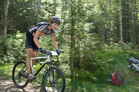 HJEMMEFAVORITTEN: Anders Hovdens vant Terrengsykkelrittet i 2008. Foto: Morten Mitchell Larød
