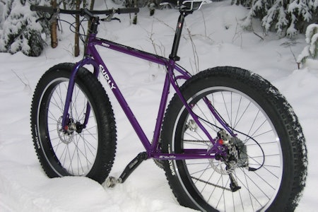 Surly Pugsley i sitt rette element: Nysnø. Surly Pugsley i sitt rette element: Nysnø.