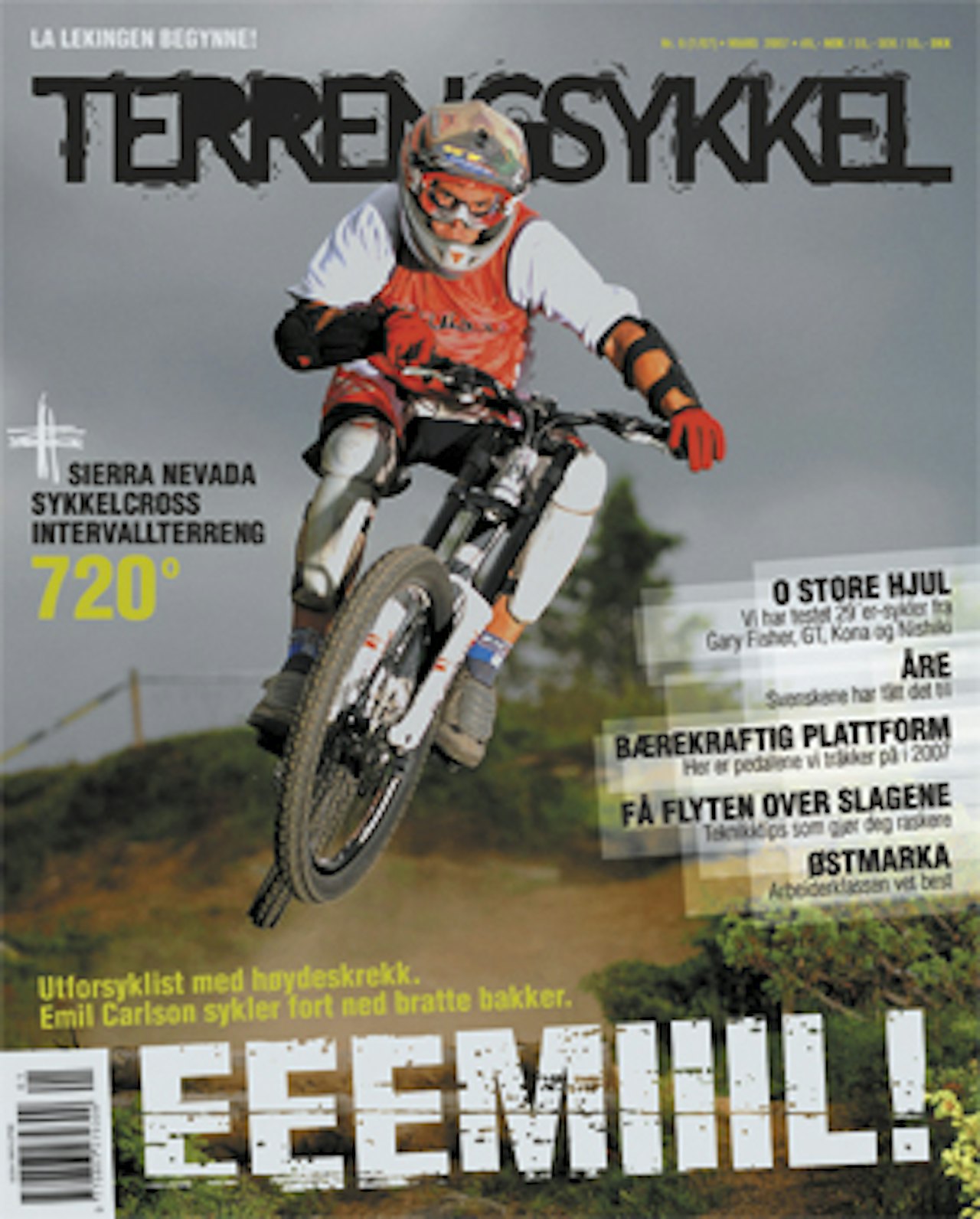 TERRENGSYKKEL nr. 6 er nå til salgs der kvalitetsmagasin selges. TERRENGSYKKEL nr. 6 er nå til salgs der kvalitetsmagasin selges.