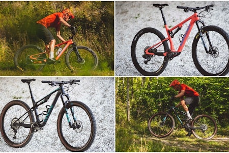 SUPERDUELL: Testen av Santa Cruz Blur mot Canyon Lux Trail viser at geometri og demperegenskaper kan være vel så viktig som mengden vandring Santa Cruz Blur cs Canyon Lux Trail