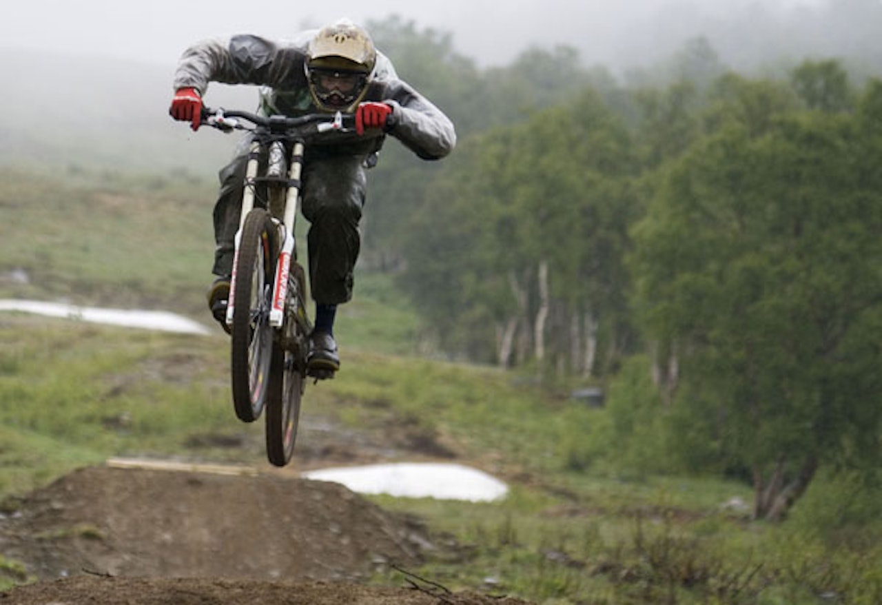 LOKALT TALENT: Snorre Setrom nederst i Superflytløypa. Foto: Håkan Niva LOKALT TALENT: Snorre Setrom nederst i Superflytløypa. Foto: Håkan Niva