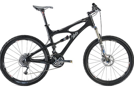 Ibis Mojo Carbon med 140 mm vandring bak.