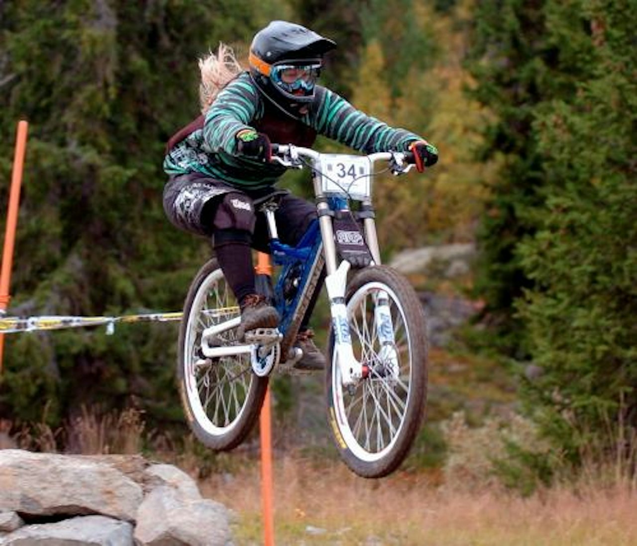 KJAPP: Birgitte Løwe Johnsen ga jernet på Gålå sist helg. Foto: Morten Aasen KJAPP: Birgitte Løwe Johnsen ga jernet på Gålå sist helg. Foto: Morten Aasen
