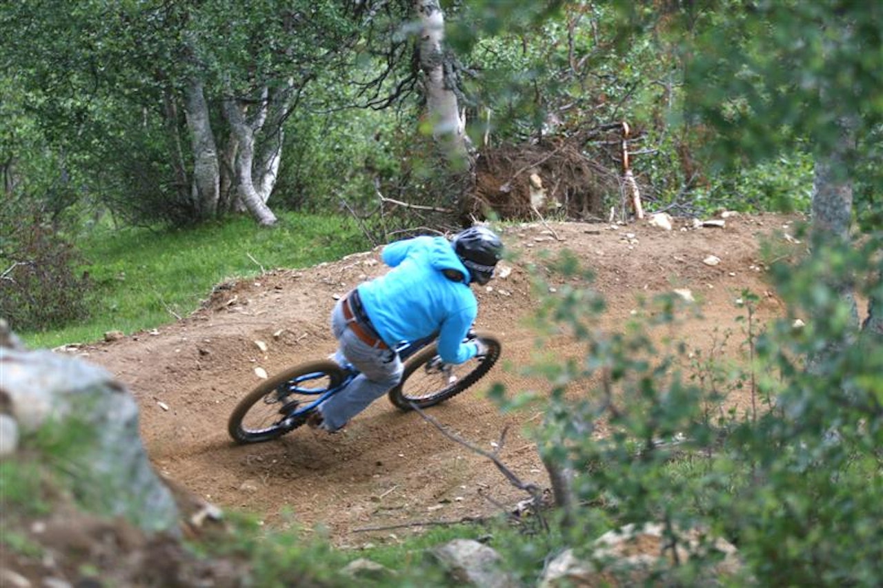 Erik Gravem finner super flyt. Erik Gravem finner super flyt.