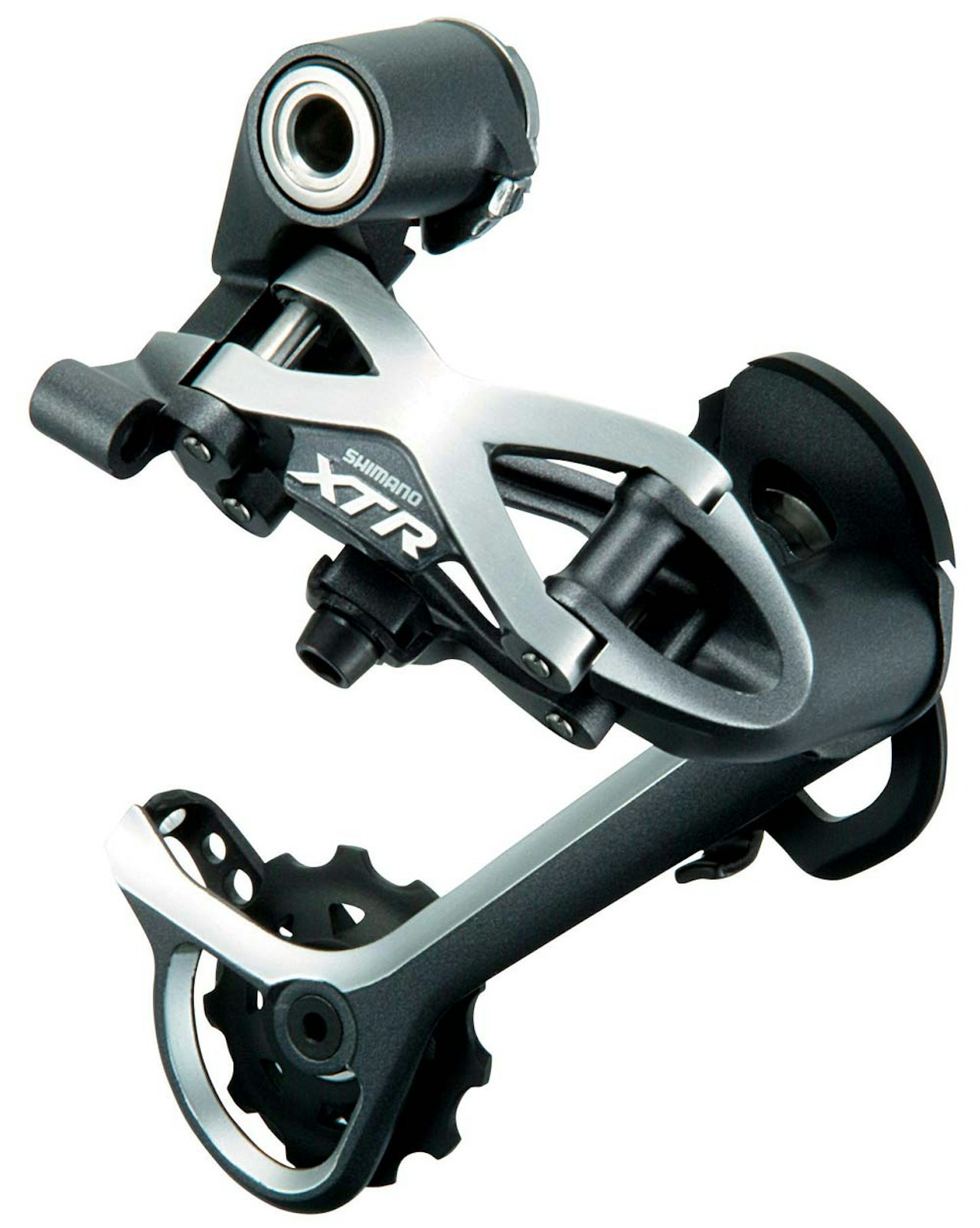 Nytt XTR bakgir - lekkert! Den store "X"-en er den nye XTR-seriens designmessige kjennetegn. Kommer både i Low-Normal- og Top-Normal-utgaver. sykkelgir shimano xtr