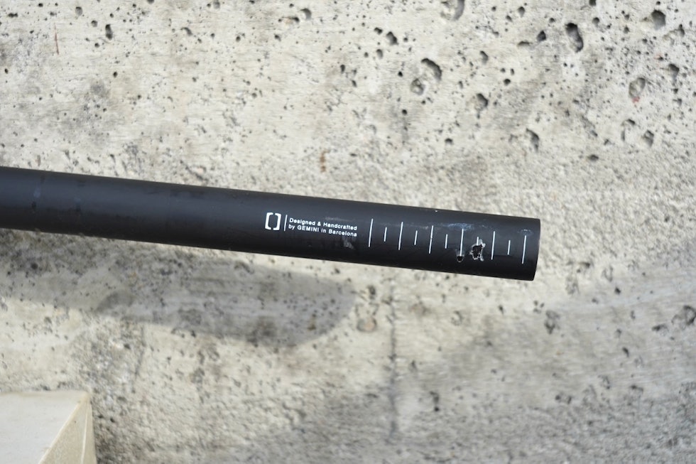 KAPPEGUIDE: Synes du 740 mm er for bredt kan du kappe styret. Ønsker du deg breiere styre bør du vurdere endurostyret Kästor. Gemini Pröpus