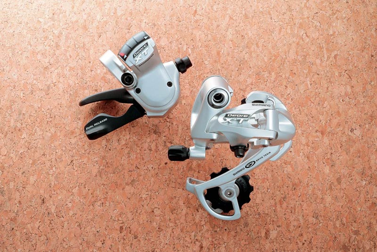 XT Top-Normal: To små komponenter som trolig vil bli godt mottatt blant folk som ikke liker den «omvendte» giringen på Low-Normal-systemet. sykkelgir shimano xt