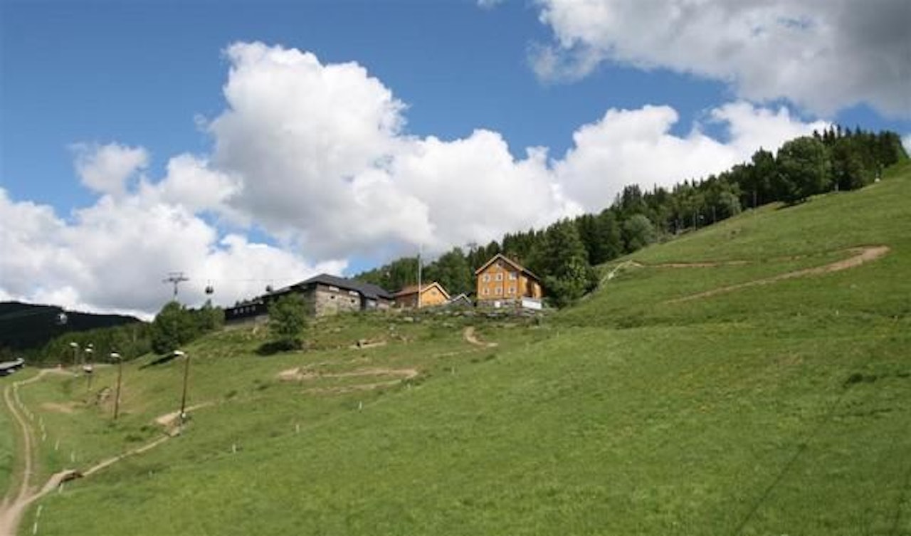 Ja, du sykler i et postkort. Ja, du sykler i et postkort.