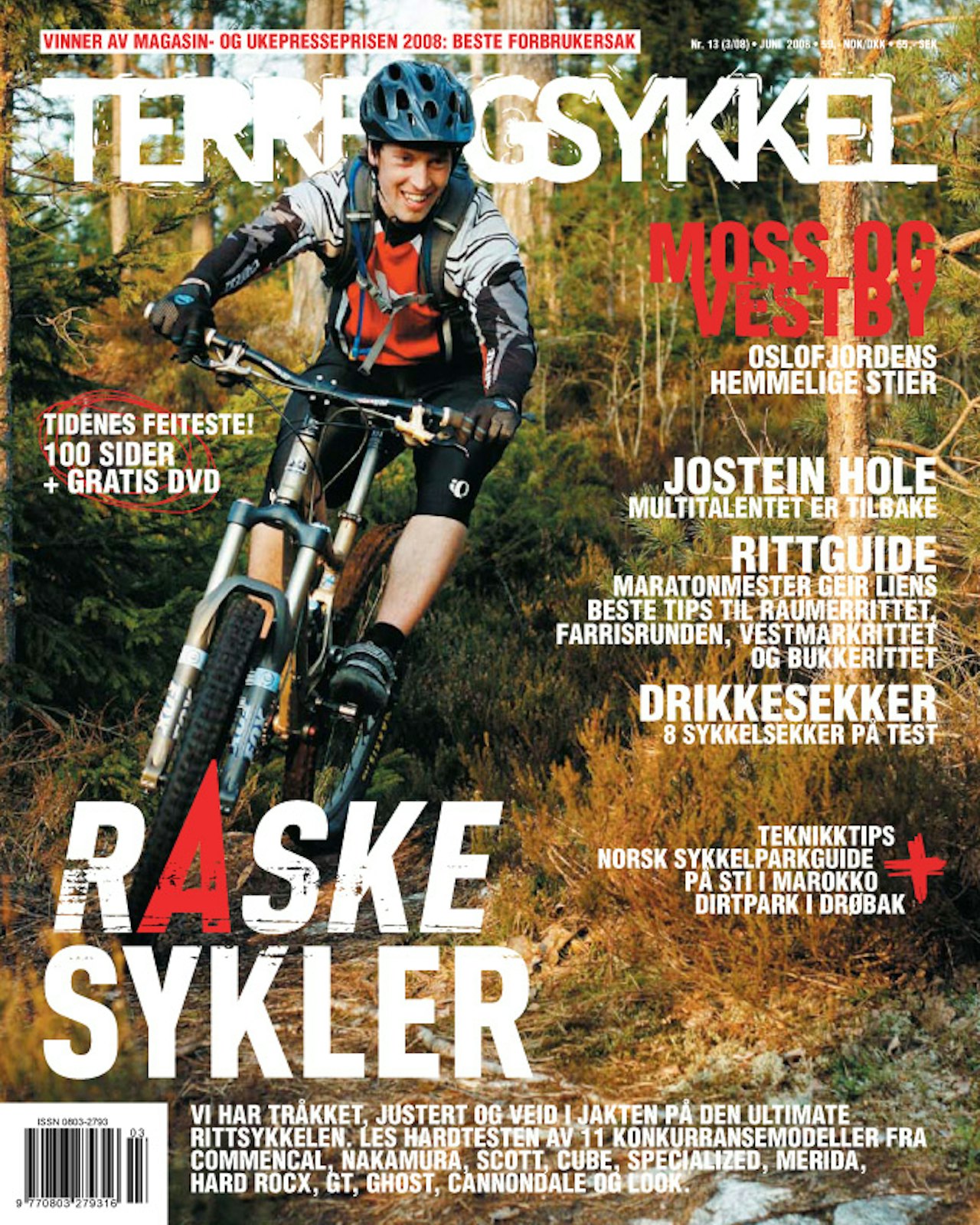 Sykkelglede 100 sider fullspekket med rå, prisbelønnet glede. Lars Frigård nyter terrenget i Deørskogen i Son. Forsidefoto: Geir Anders Rybakken Ørslien Sykkelglede 100 sider fullspekket med rå, prisbelønnet glede. Lars Frigård nyter terrenget i Deørskogen i Son. Forsidefoto: Geir Anders Rybakken Ørslien