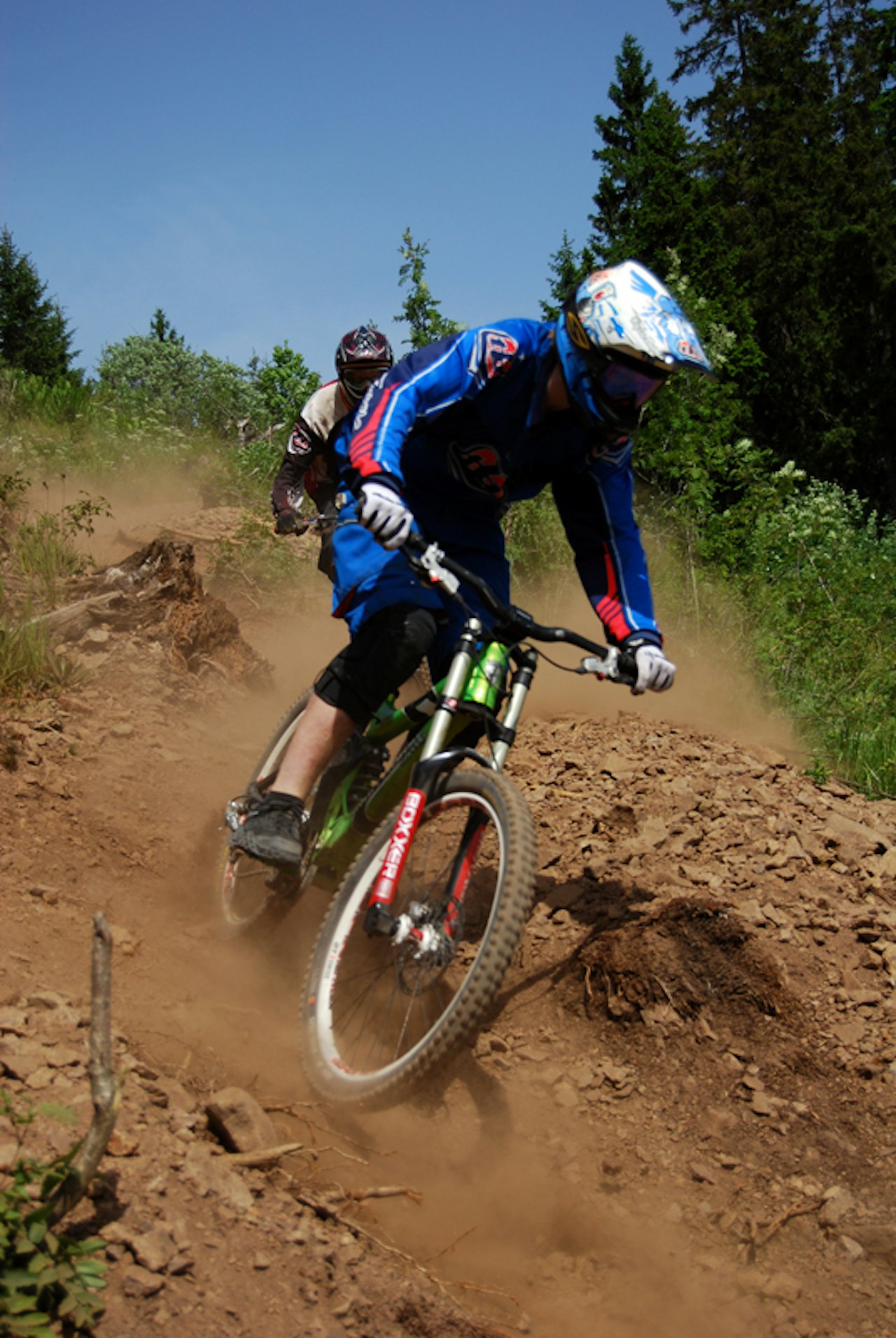 Raskest Even Braaten var aller raskest ned den gamle NM-løypa. Alle foto: Eirik Evjen Raskest Even Braaten var aller raskest ned den gamle NM-løypa. Alle foto: Eirik Evjen