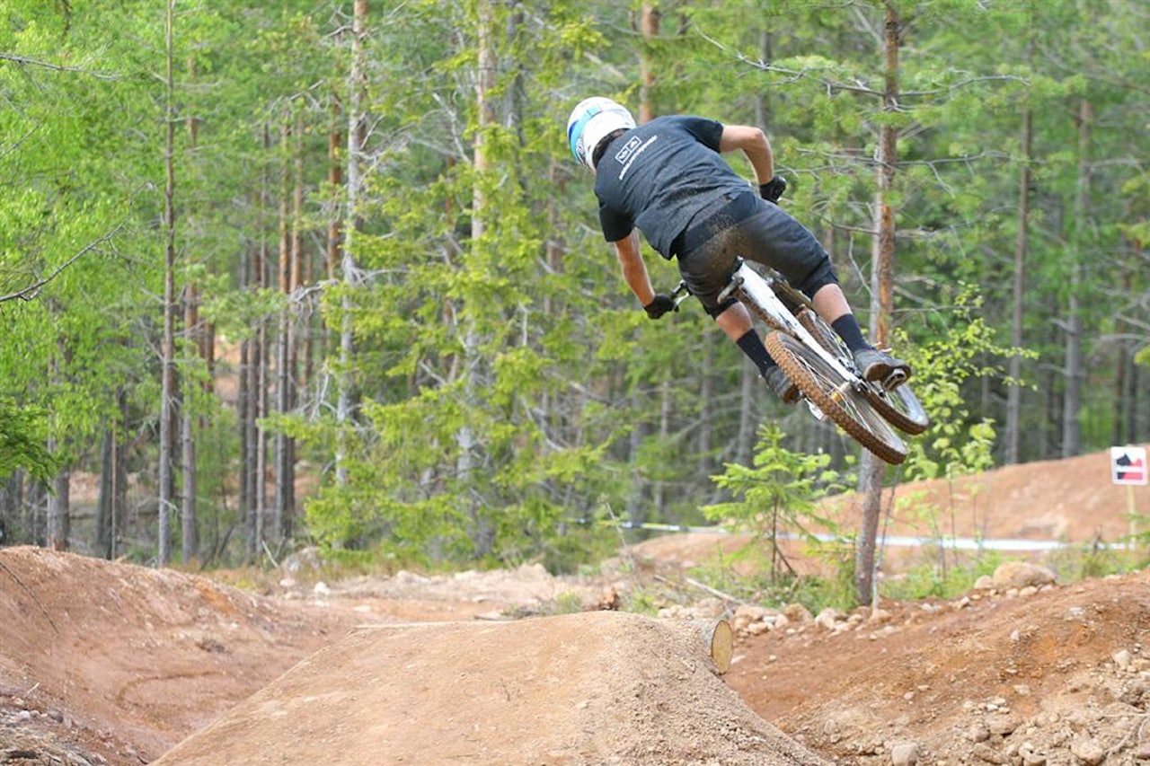Steve Murphy forbereder seg på doseringslanding i Xcelerator. Foto: Simen Berg Steve Murphy forbereder seg på doseringslanding i Xcelerator. Foto: Simen Berg