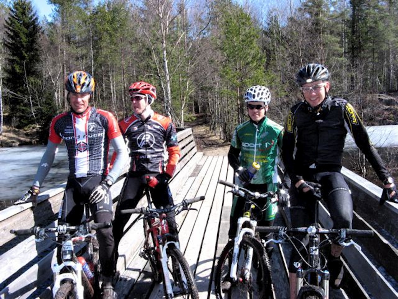 Gøran Syversen, Gregory Saw, Thomas Moen og Lars Ragnar Manengen under fredagens gjennomkjøring. Gøran Syversen, Gregory Saw, Thomas Moen og Lars Ragnar Manengen under fredagens gjennomkjøring.