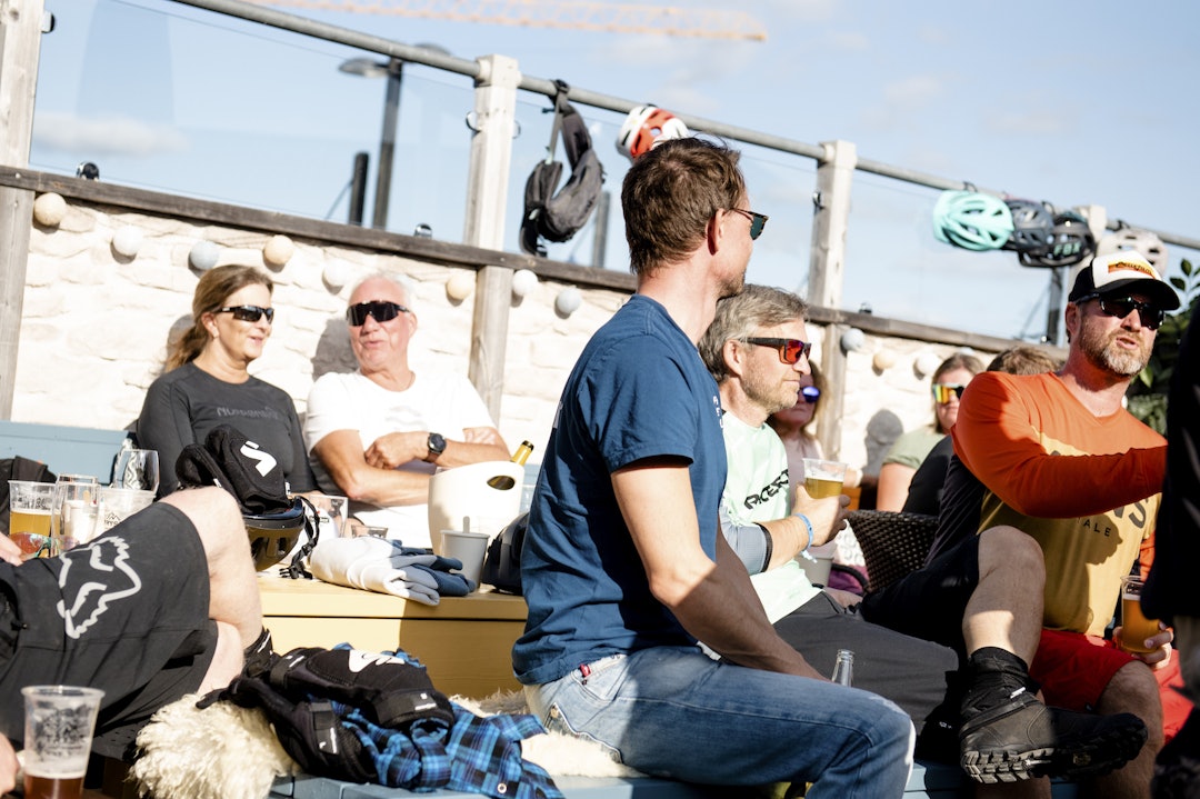 SOSIALT: Det sosiale og å treffe likesinnede er noe av det viktigste med Utflukt. Årets utgave var ikke noe unntak. Foto: Martin I. Dalen Utflukt 2021