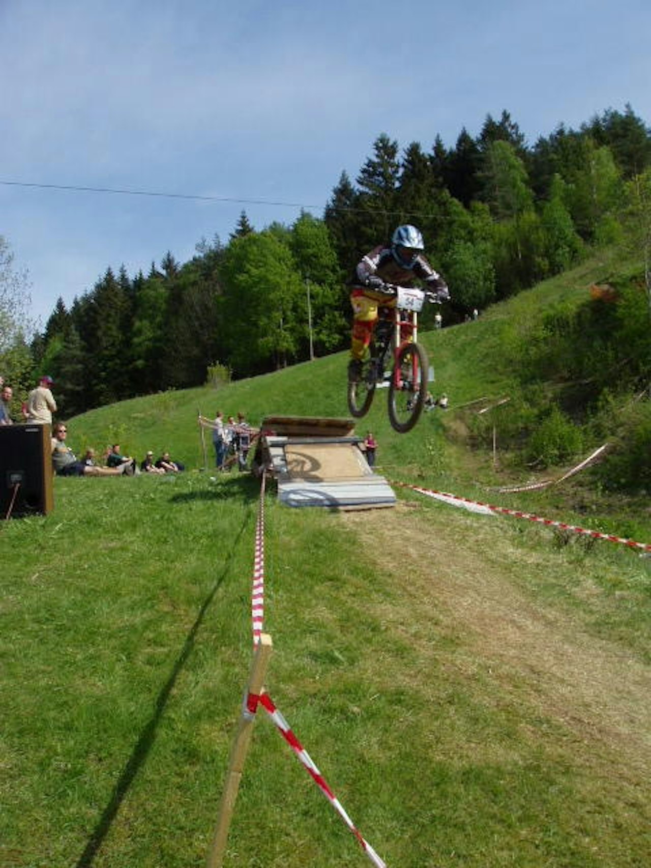 Målhoppet i utforløypa Målhoppet i utforløypa