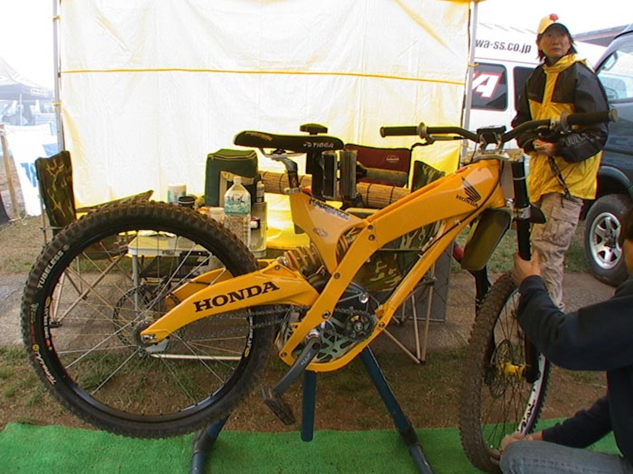 HONDA MED GIRBOKS: Du kommer til å ha en boks mellom beina innen nær fremtid. honda girboks sykkel