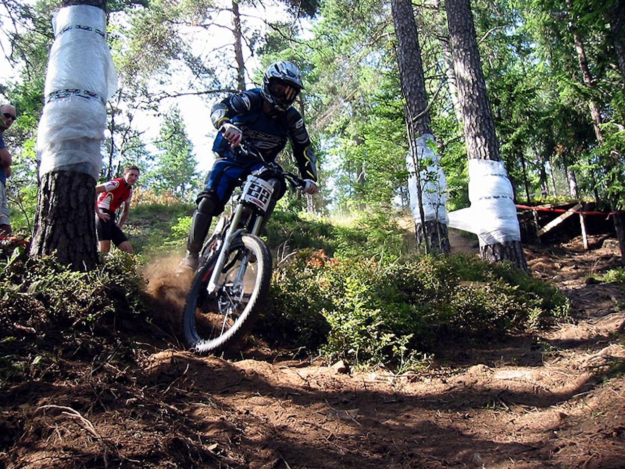 Alexander Conradi fra StoroMTB i fin flyt. Alexander Conradi fra StoroMTB i fin flyt.