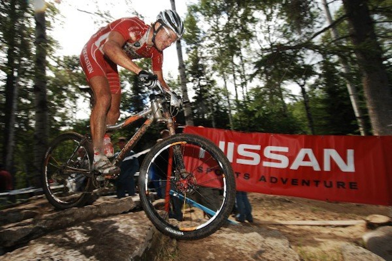 Fuglsang vant VM-gull i Fort William. Foran storfavoritt Nino Schurter fra Sveits. Fuglsang vant VM-gull i Fort William. Foran storfavoritt Nino Schurter fra Sveits.