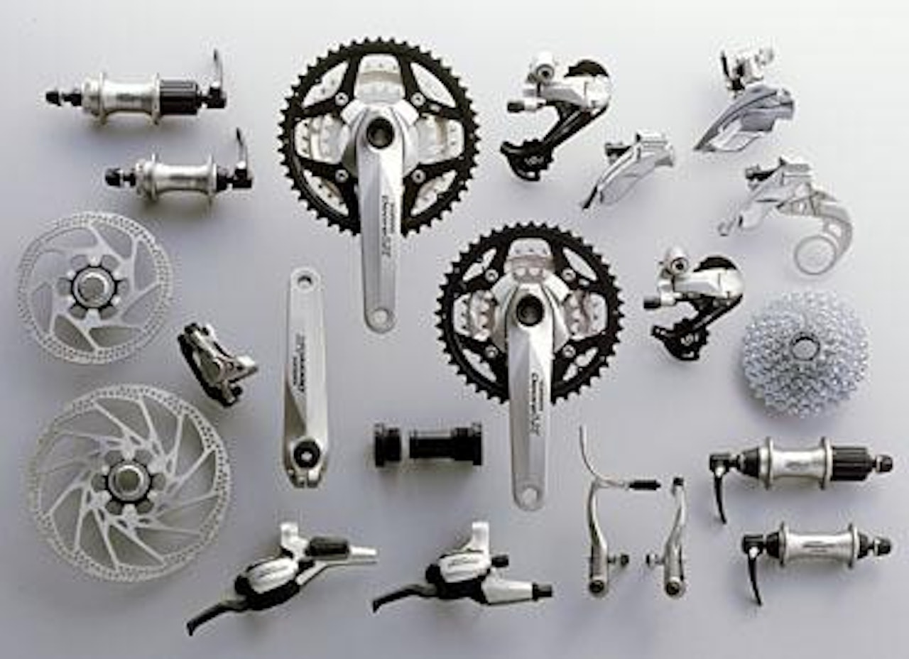 SYKKELGIR FRA SHIMANO: Hele den nye LX-gruppa skal være klar til levering i september 2004, hevder Shimano Shimano lx gir sykkelgir