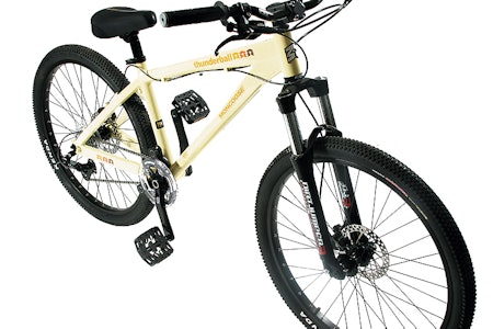 Mongoose Thunderball stjeler mye fra BMX-leiren. Mongoose Thunderball stjeler mye fra BMX-leiren.