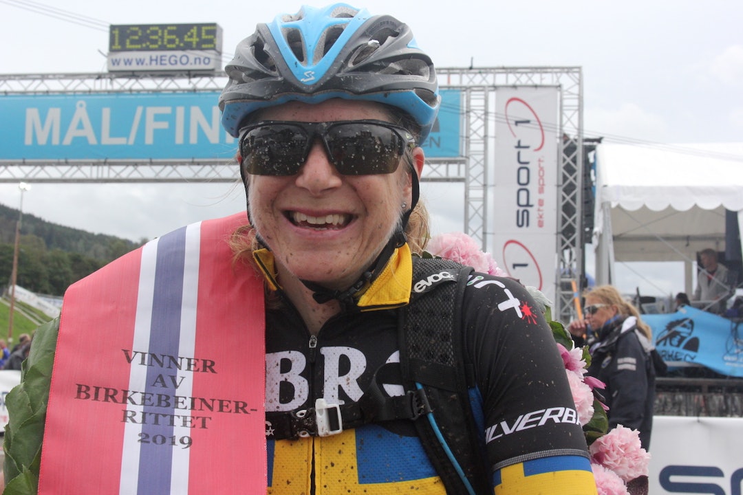 Jennie Stenerhag vant Birkebeinerrittet for andre gang, Foto: Ingeborg Scheve