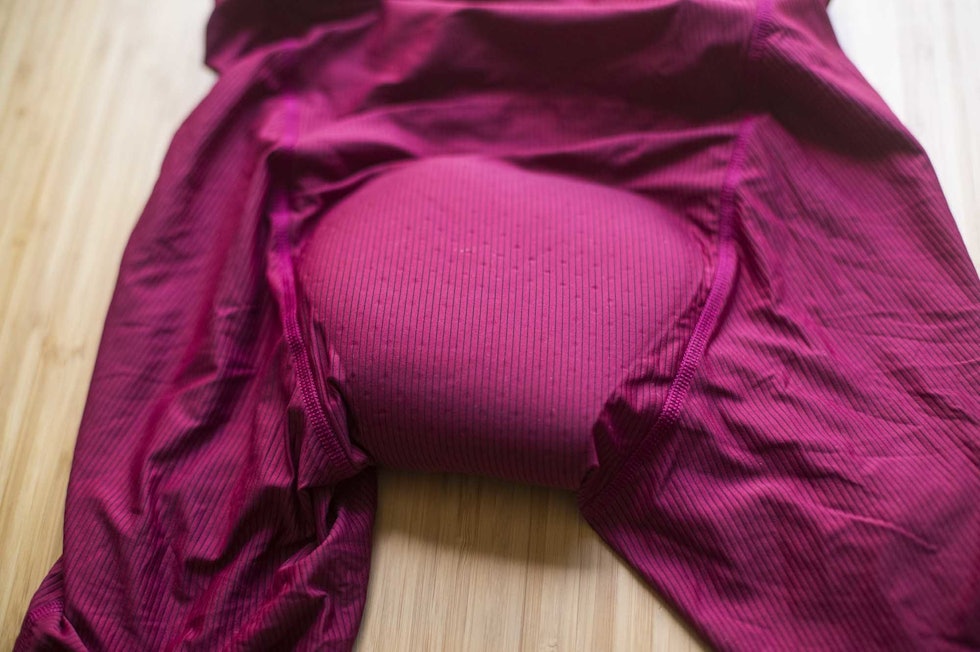 PUTE: Puta i denne sykkelbuksa fra 7Mesh er minimalistisk. Men den gir akkurat nok komfort til kortere turer. sykkelbukse test 7mesh