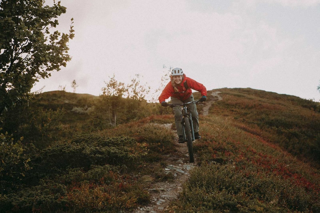 INSTAVENNLIG: «Insta-ridge» kalles ryggen - den er like bra å sykle som det ser ut til. Stisykling-Beitostølen-Valdres-5