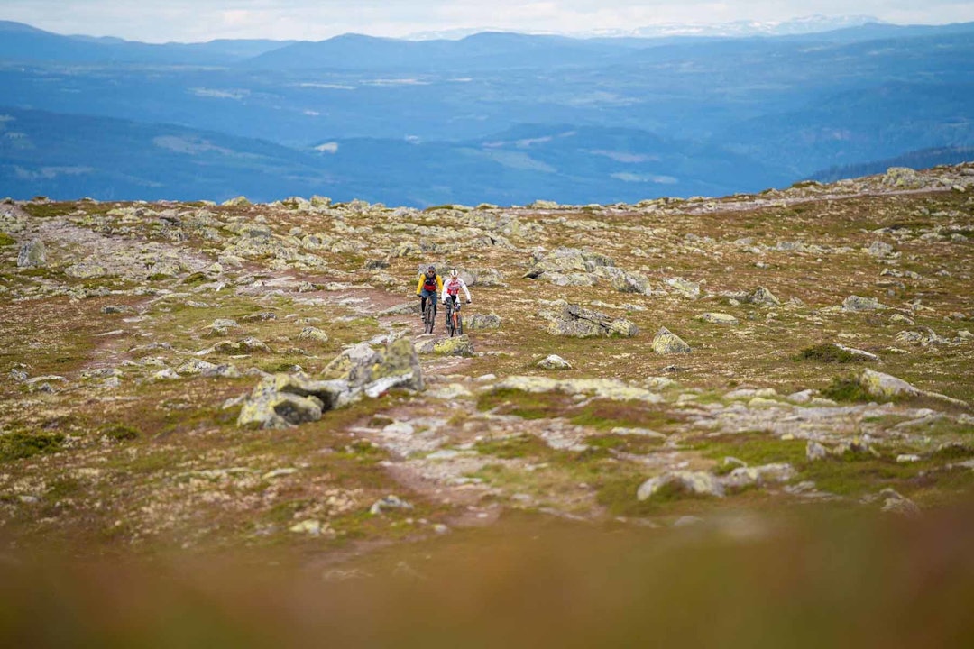 KVALITET: Løypelegger Ballangrud har fått med seg proffsyklist Petter Fagerhaug på gjennomsykling av løypa - og Fagerhaug har bare gode ord å si om årets versjon av Ultrabirken. Foto: Martin Andersen