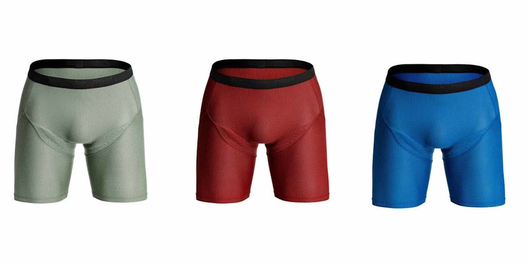 BOXER: Det nye undertøyet kommer også til herrer, i en boxer-versjon. Foto: 7Mesh 7mesh sykkelundertøy