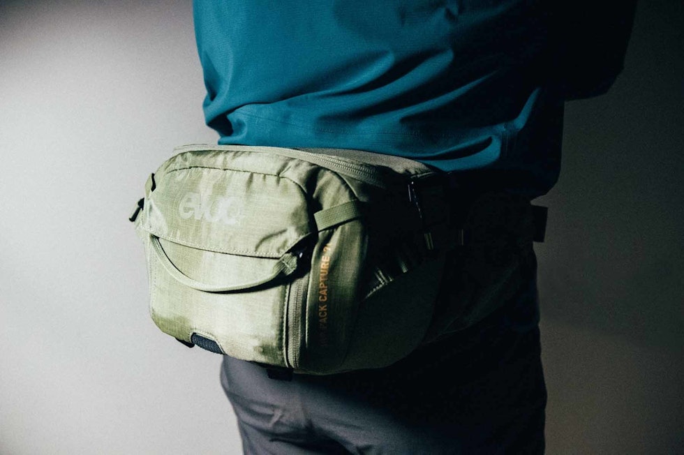 KOMPAKT: Evoc Hip Pack Capture gjør ikke mye ut av seg. test av evoc hip pack capture 7l