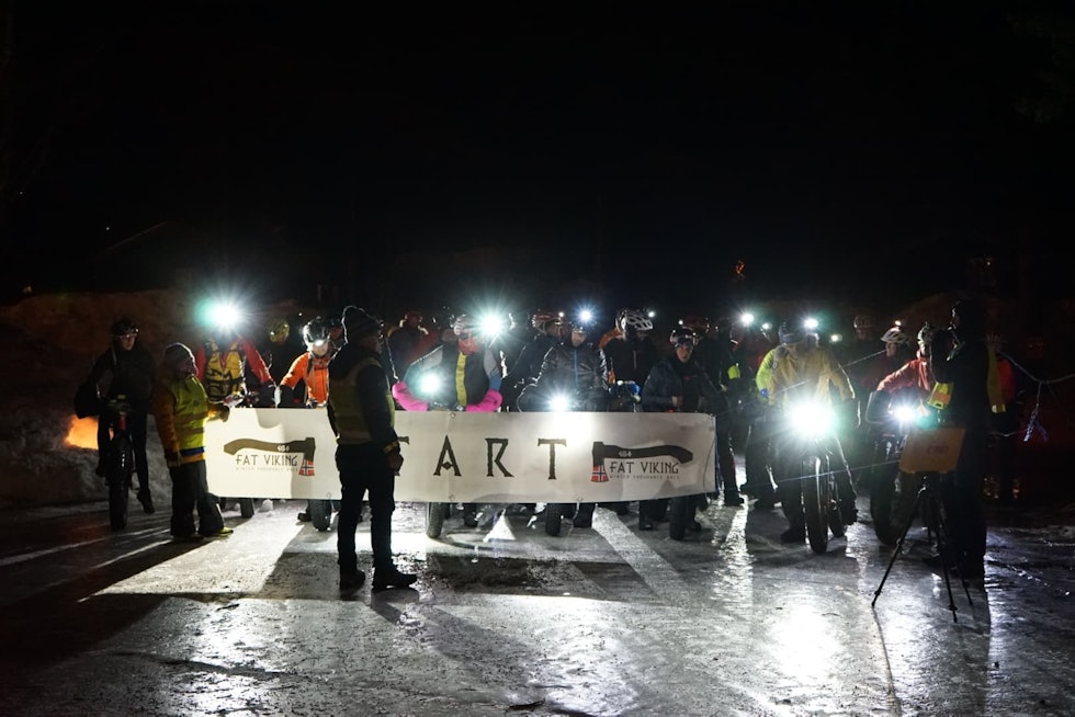 INGEN FELLESSTART: Fat Viking Global Edition gjennomføres som hjemmeeksamen, men konseptet har tidoblet deltakelsen. Foto: Nina Gässler Fat Viking Geilo
