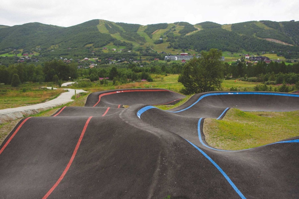 PÅ GEILO: Pumptracken på Geilo er verdt et besøk. Foto: Kristoffer H. Kippernes. PÅ GEILO: Pumptracken på Geilo er verdt et besøk. Foto: Kristoffer H. Kippernes.