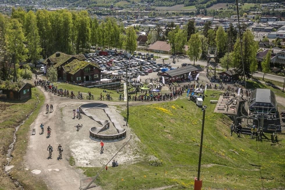 OSLO-NÆRT: En liten kjøretur unna hovedstaden finner du Drammen Bike Park. Foto: Svenn Fjeldheim drammen-bike-park