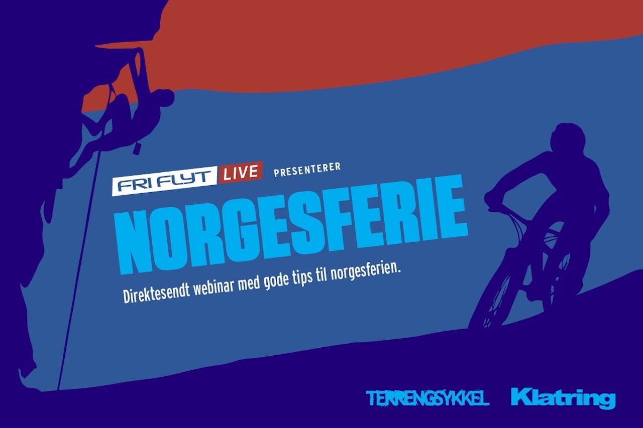 Fri Flyt live klatreferie og sykkelferie i Norge