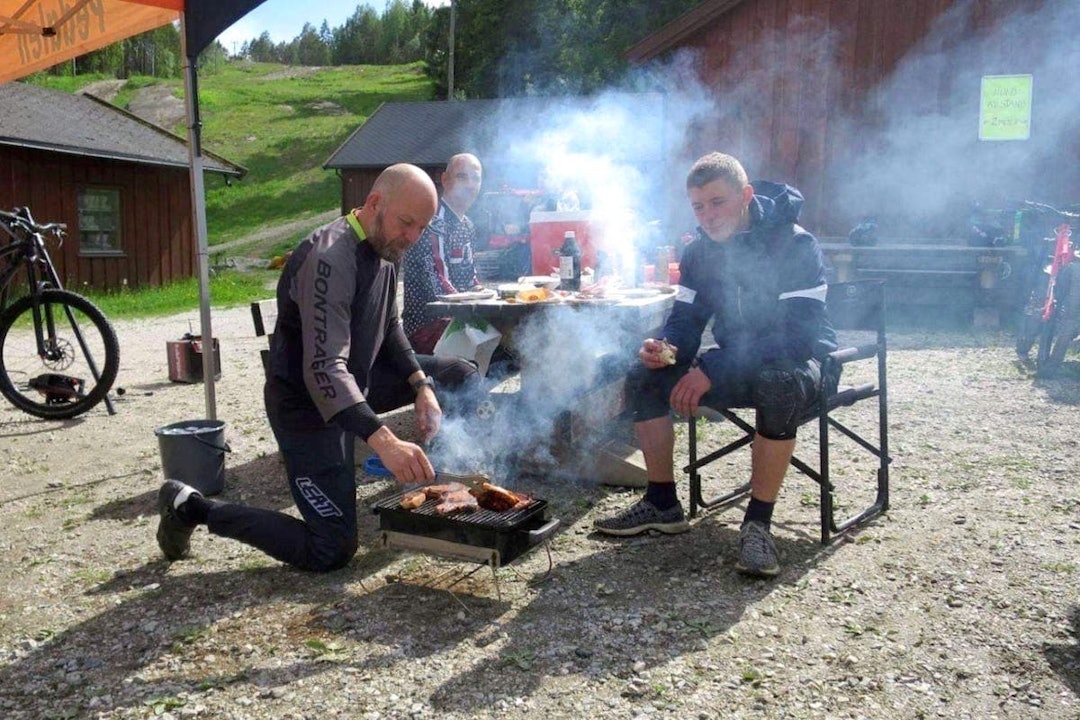 Grilling i Kjerringåsen sykkelpark