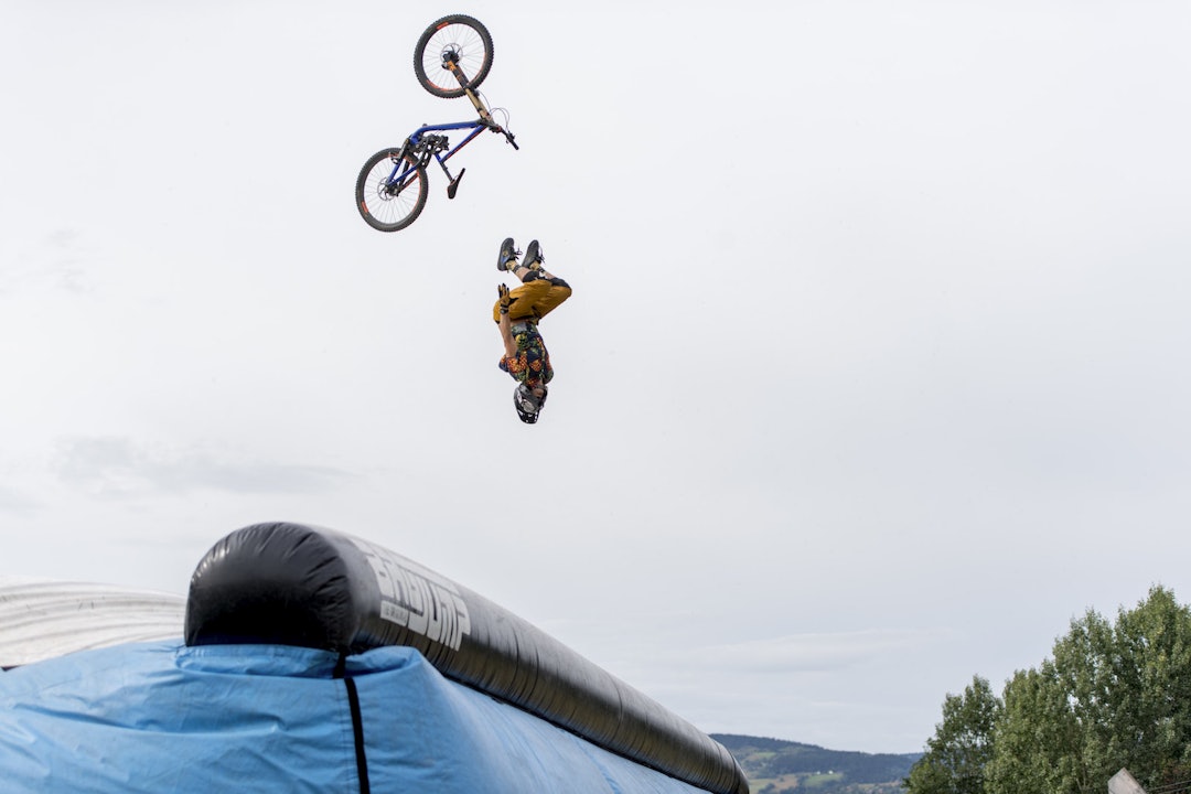 Luftige svev under helgas festival i Hafjell. Foto: Hafjell Bike Park/Gisle Johnsen