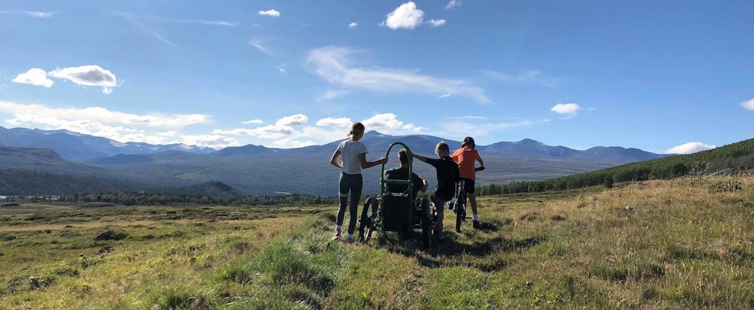 Sigrud Groven har mange drømmer og planer om steder han og familien skal sykle i framtida. Foto: Privat Sigrud Groven har mange drømmer og planer om steder han og familien skal sykle i framtida. Foto: Privat