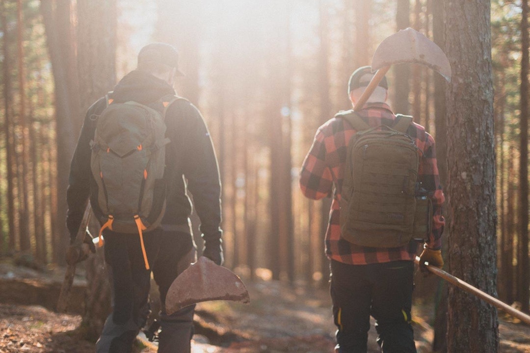 BÆREKRAFTIG: De som retter skyts mot syklister og påstår at terrengsyklister ikke bryr seg om naturen, har ikke like mye å fare med som før. Foto: Kristoffer H. Kippernes stibygging nesbyen